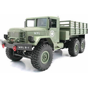 Радиоуправляемая машина WPL Army Truck 6WD KIT масштаб 1:16 2.4G - WPLB-16K-Green