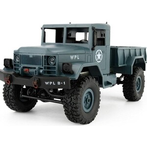 Радиоуправляемая машина WPL Military Truck KIT 4WD 2.4G масштаб 1:16 - WPLB-14K-Blue