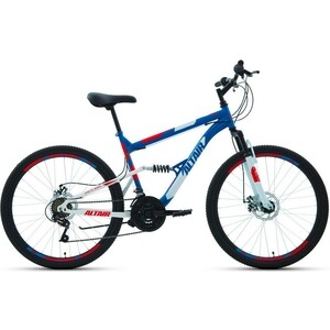 фото Велосипед altair mtb fs 26 2.0 disc (2020) 18 синий\красный