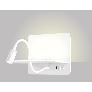 фото Бра crystal lux clt 226w250usb wh