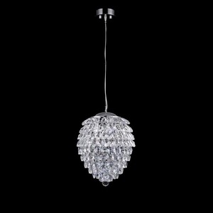 фото Светильник crystal lux подвесной charme sp2 chrome/transparent