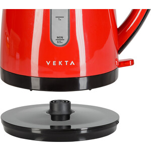 Чайник электрический VEKTA KMP-1704 Красный/Черный KMP-1704 Красный/Черный - фото 5