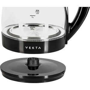Чайник электрический VEKTA KMG-1706 Черный - фото 5