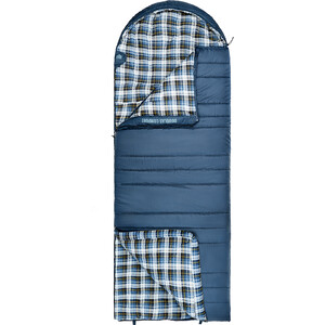 Спальный мешок TREK PLANET Douglas Wide Comfort, с фланелью, левая молния, цвет синий 70393-L