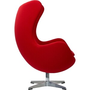 фото Bradex кресло egg chair красный кашемир