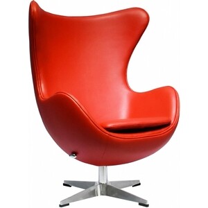 Кресло Bradex Egg Chair красный (FR 0481) кресло и оттоманка bradex alex пудровый fr 0413k