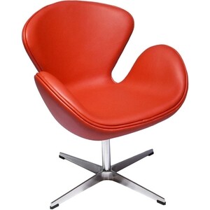 фото Bradex кресло swan chair красный