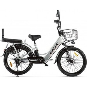 

Велогибрид GREEN CITY e-ALFA Fat Серый-2407, e-ALFA Fat Серый-2407