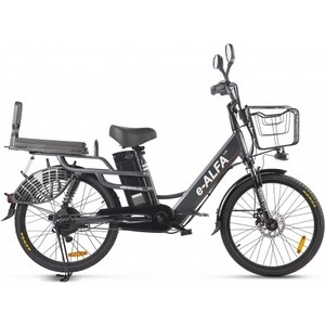

Велогибрид GREEN CITY e-ALFA LUX темно-серый-2398, e-ALFA LUX темно-серый-2398