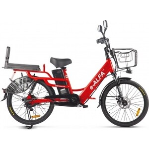 

Велогибрид GREEN CITY e-ALFA LUX Красный-2399, e-ALFA LUX Красный-2399