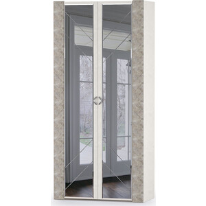 Шкаф для одежды Моби Амели 13.133 шелковый камень/бетон чикаго беж спальня амели 02 шелковый камень бетон чикаго беж
