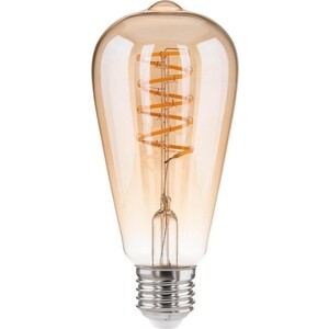Лампа Elektrostandard светодиодная филаментная E27 8W 3300K прозрачная 4690389066290