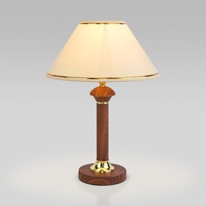 Настольная лампа Eurosvet Lorenzo 60019/1 орех Lorenzo 60019/1 орех - фото 1