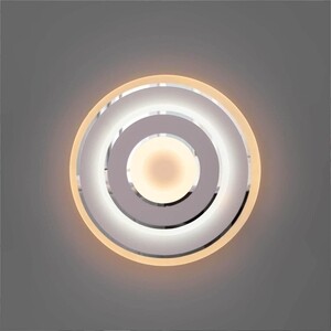 Светильник Eurosvet Настенный светодиодный Contorni 90185/1 белый/хром Настенный светодиодный Contorni 90185/1 белый/хром - фото 2