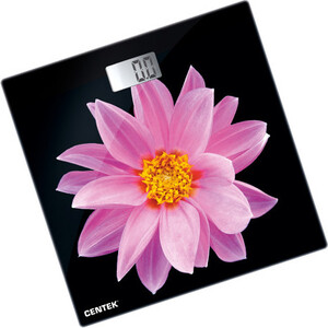 фото Весы напольные centek ct-2416 pink flower