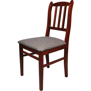 стул деревянный эмилин вишня Стул Мебель-24 Гольф-1 вишня, обивка ткань рогожка корфу