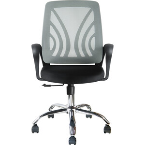 фото Кресло riva chair rch 8099e серая сетка/хром крестовина