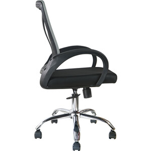 фото Кресло riva chair rch 8099e серая сетка/хром крестовина