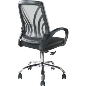 Кресло Riva Chair RCH 8099E серая сетка/хром крестовина RCH 8099E серая сетка/хром крестовина - фото 4