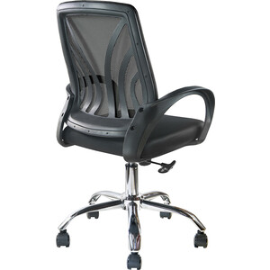 Кресло Riva Chair RCH 8099E черная сетка/хром крестовина RCH 8099E черная сетка/хром крестовина - фото 4