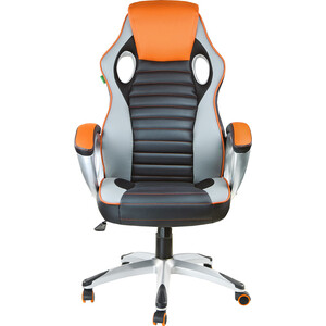 фото Кресло riva chair rch 9292h черный/оранжевый