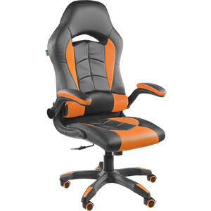 фото Кресло riva chair rch 9505h черный/оранжевый