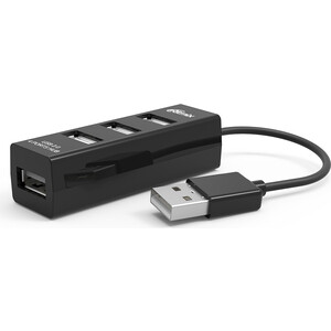 USB-разветвитель Ritmix CR-2402 black телефон ritmix rt 520 black