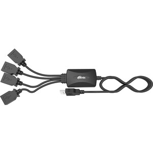 USB-разветвитель Ritmix CR-2405 black