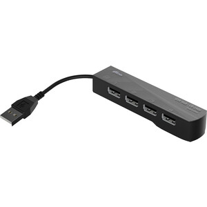 USB-разветвитель Ritmix CR-2406 black телефон ritmix rt 520 black