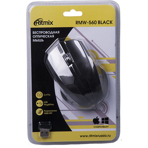 Мышь Ritmix RMW-560 black - фото 4