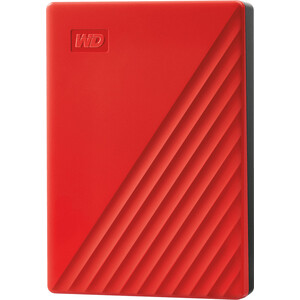 Внешний жесткий диск Western Digital (WD) WDBPKJ0040BRD-WESN (4Tb/2.5''/USB 3.0) красный внешний жесткий диск western digital wd wdbpkj0050bbk wesn 5tb 2 5 usb 3 0