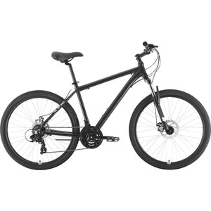 фото Велосипед stark indy 26.1 d shimano (2021) черный/черный 16''