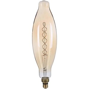 Лампа Hiper светодиодная филаментная E27 8W 2200K янтарная HL-2204
