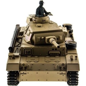 Радиоуправляемый танк Heng Long Panzer III type H Upg масштаб 1:16 2.4G - 3849-1Upg V6.0 - фото 2