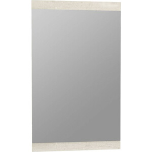 Зеркало навесное ОЛМЕКО 33.13-01 Лючия бетон пайн белый зеркало навесное nature 59 816 × 32 × 784 мм гаскон пайн