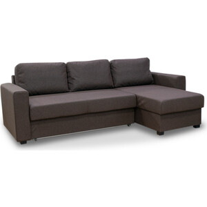 фото Угловой диван-кровать смк 384 2ек-1пф 617 коричневый