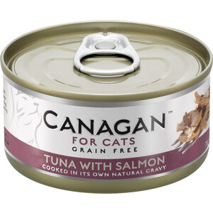 фото Консервы canagan для кошек, тунец с лососем, 75 г (100.3.004)