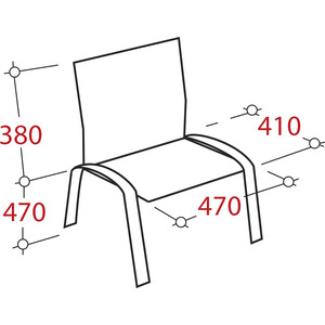 фото Стул easy chair бежевый (550732)