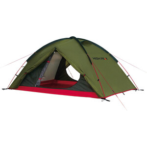 фото Палатка high peak woodpecker 3 зеленый/красный, 340x190x220
