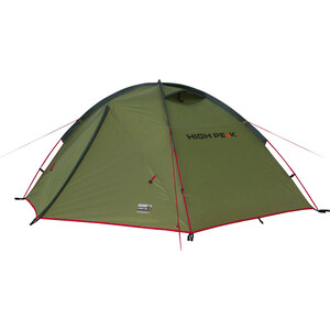 фото Палатка high peak woodpecker 3 зеленый/красный, 340x190x220