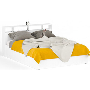 Кровать СВК Камелия 160х200 белый (1022168) детская кровать алита 3 5 автостенка универсальный маятник белый