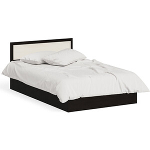 Кровать СВК Фиеста 120х200 венге/дуб лоредо (1022312) орион кровать одинарная с ящиками 80х200 дуб венге