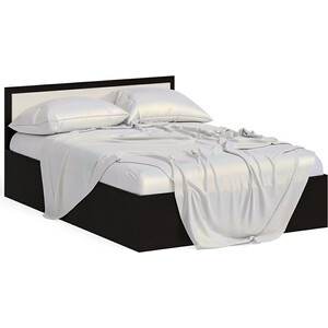 Кровать СВК Фиеста 140х200 венге/дуб лоредо (1022313) орион кровать одинарная с ящиками 80х200 дуб венге