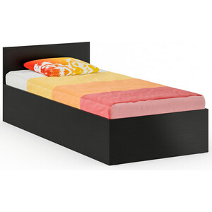 Кровать СВК Стандарт 90х200 венге (1022335) односпальная кровать мерлен венге