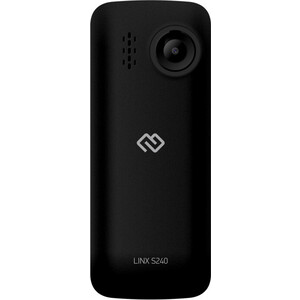 Мобильный телефон Digma Linx S240 черный (32Mb/2Sim/2.44''/TN 240x320/0.08Mpix) Linx S240 черный (32Mb/2Sim/2.44