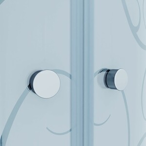 Душевой уголок Triton Стандарт 90x90x174 см, профиль белый, стекла узоры (Щ0000026692)