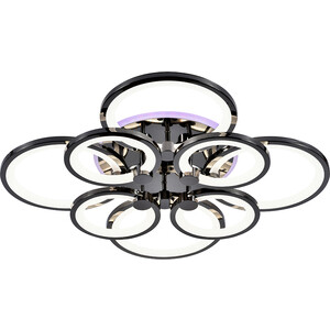 

Люстра Profit Light Светодиодная 8077/4+4 PBK 192W+11W RGB, Светодиодная 8077/4+4 PBK 192W+11W RGB