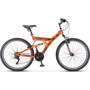Велосипед Stels Focus V 26'' 18-sp V030 18'' Оранжевый/чёрный