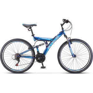 Велосипед Stels Focus V 26'' 18-sp V030 18'' Тёмно-синий/синий