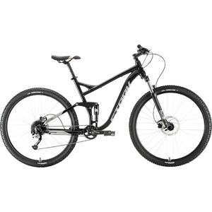 

Велосипед Stark Tactic FS 29.5 HD (2020) чёрный/серебристый 20'', Tactic FS 29.5 HD (2020) чёрный/серебристый 20"